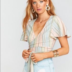 Show me your mumu Wilson tie top